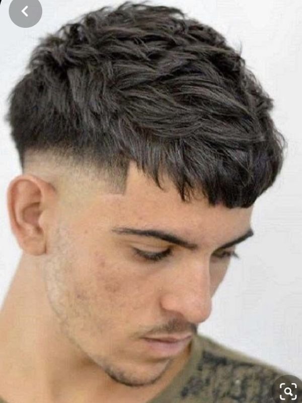 French Crop Low Taper with Textured Fringe