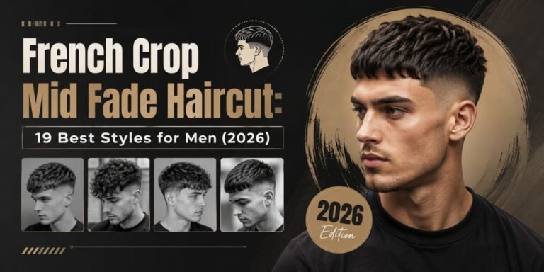 French Crop Mid Fade Haircut 19 Best Styles for Men (2026)