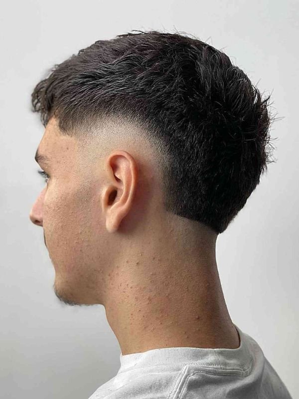 French Crop With Burst Fade