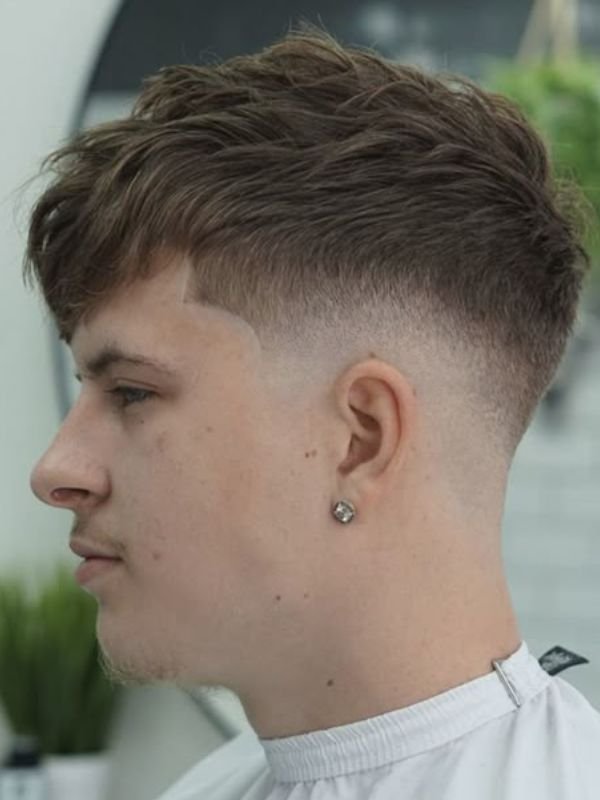 Fringe French Crop Burst Fade