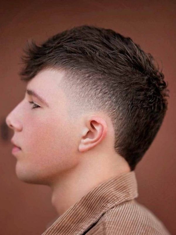 High Burst Fade Buzz Cut
