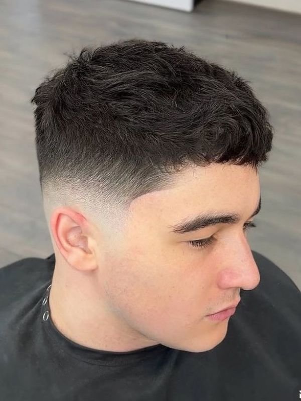 High Burst Fade French Crop