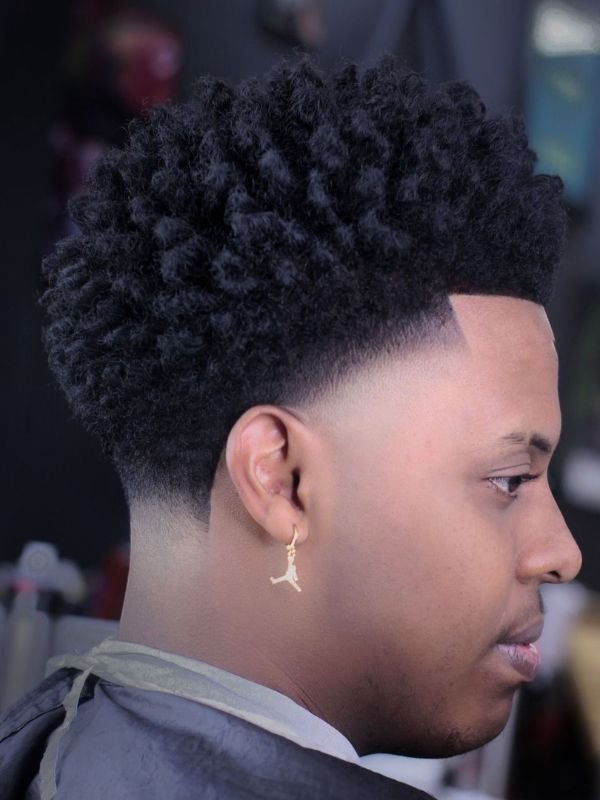 High Taper Fade Afro