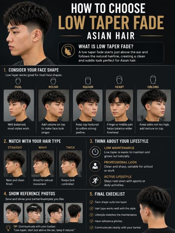 How To Choose Low Taper Fade Asian Hair