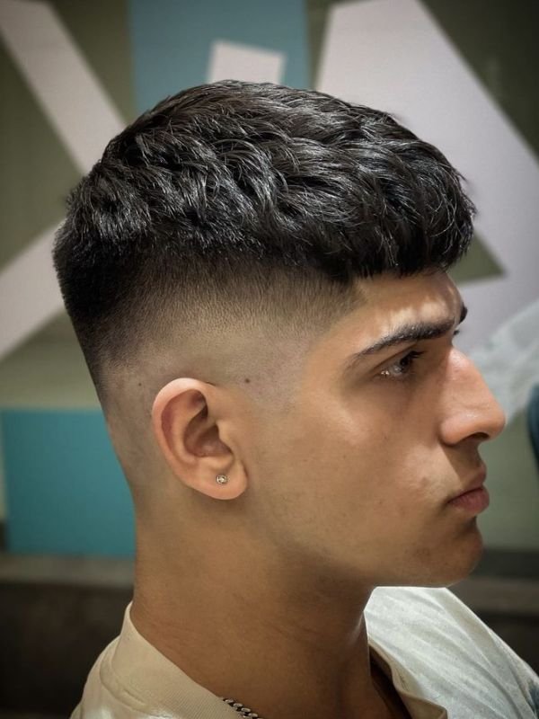 Long French Crop with Mid Fade