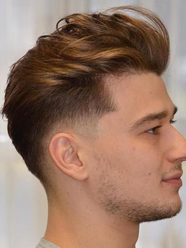 Long Low Taper Fade Quiff