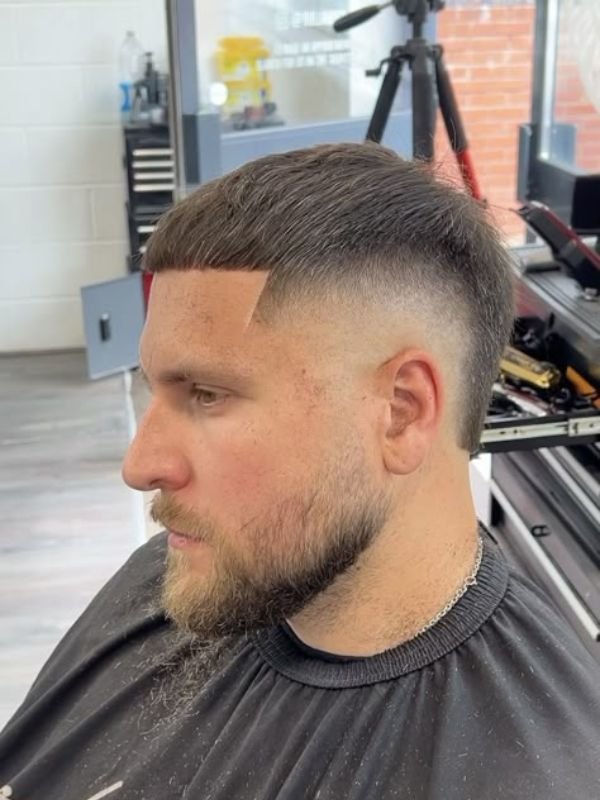 Low Burst Fade Buzz Cut
