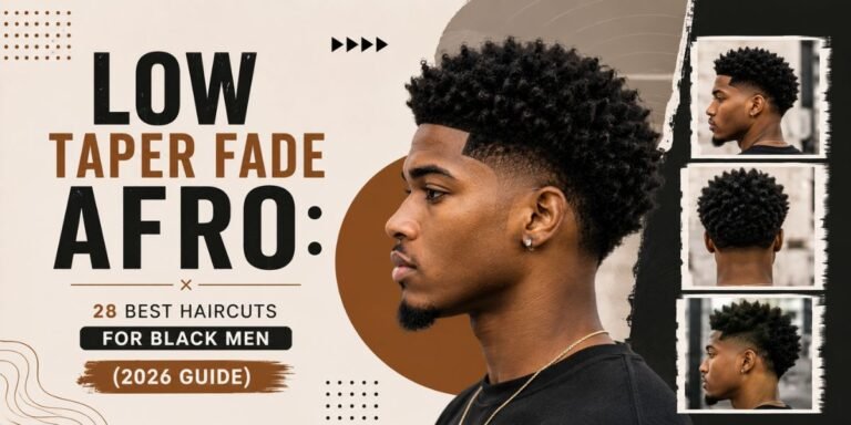Low Taper Fade Afro: 28 Best Haircuts for Black Men (2026 Guide)