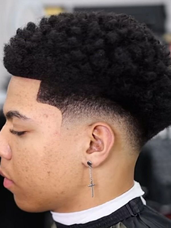 Low Taper Fade Afro Short