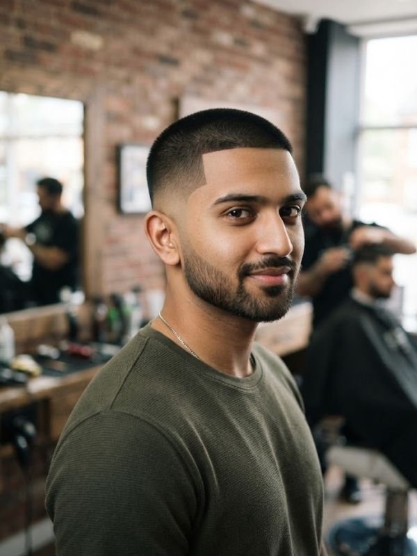 Low Taper Fade Buzz Cut