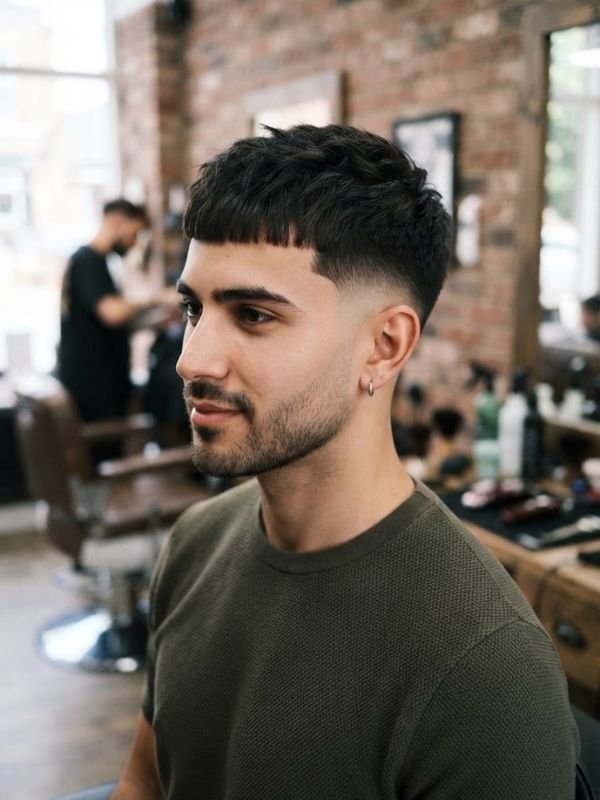 Low Taper Fade Caesar Cut