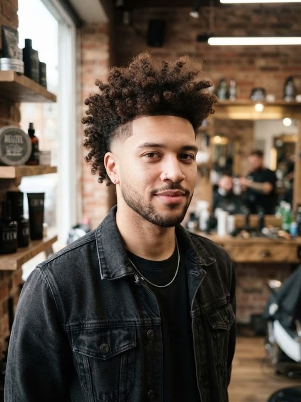 Low Taper Fade Frohawk