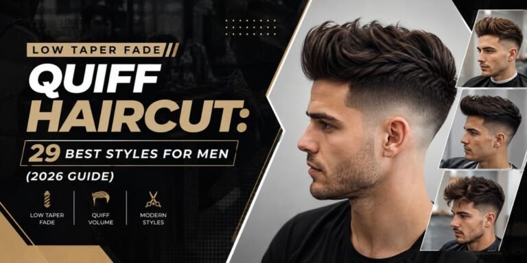 Low Taper Fade Quiff Haircut 29 Best Styles for Men (2026 Guide)