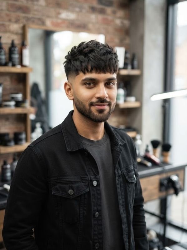 Low Taper Fade Textured Crop