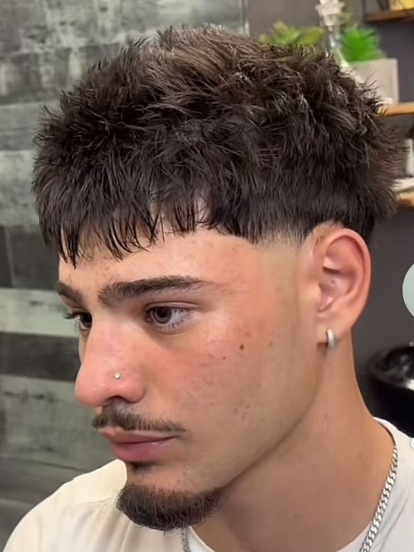 Messy Low Taper Fade French Crop