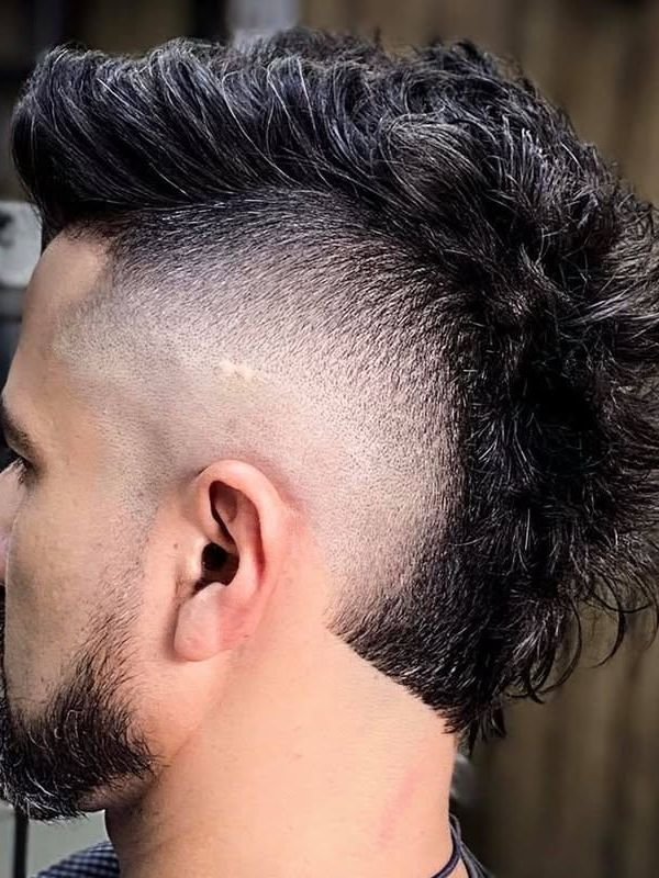 Modern Burst Fade Mohawk