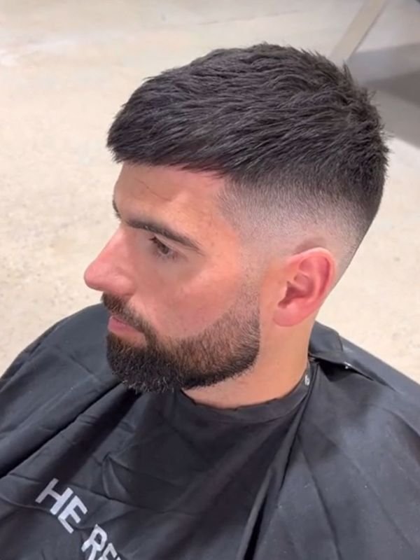 Modern Low Taper Fade French Crop