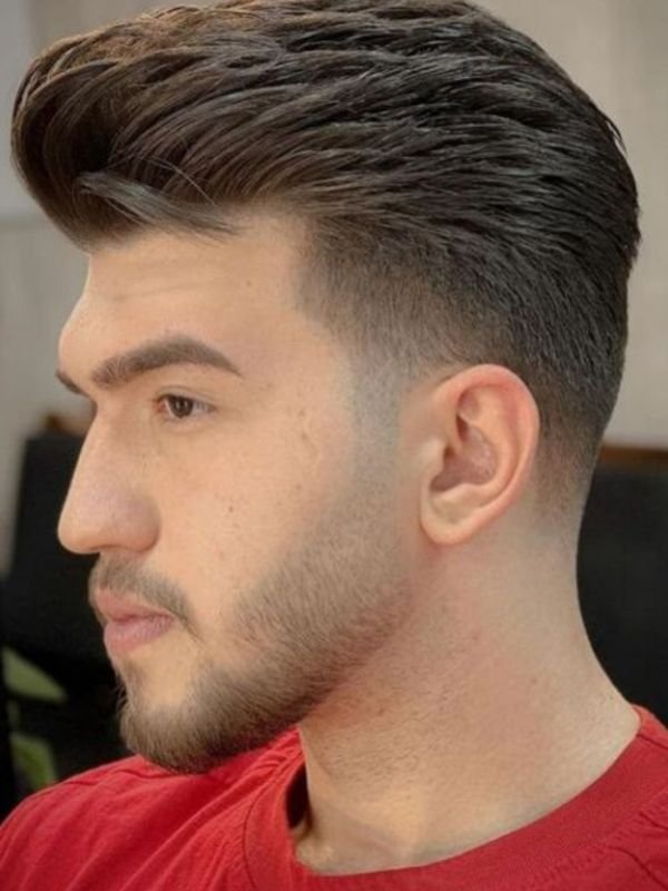 Professional Low Taper Fade Quiff Haircut