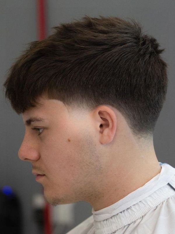 Short Low Taper Fade French Crop