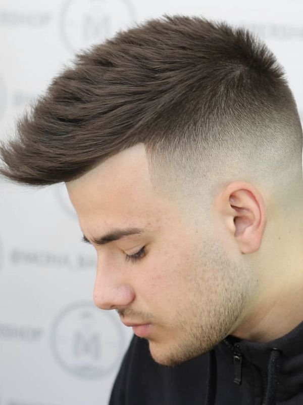 Short Low Taper Fade Quiff
