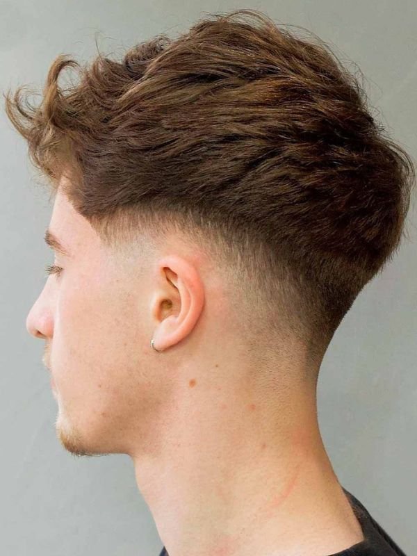 Short Quiff with Low Taper Fade