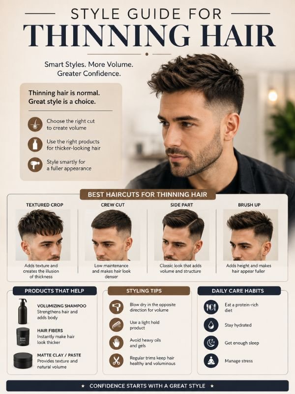 Style Guide for Thinning Hair