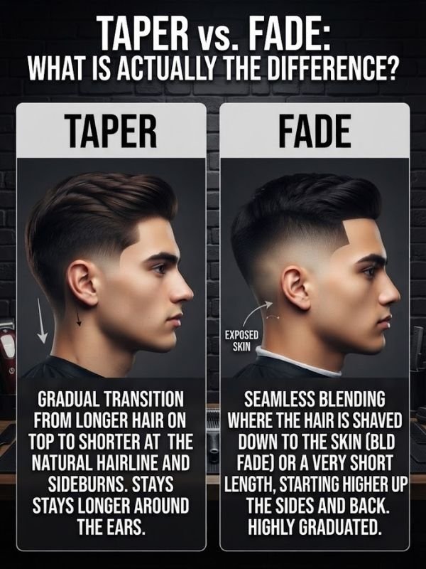 Taper vs. Fade_ What Is Actually the Difference