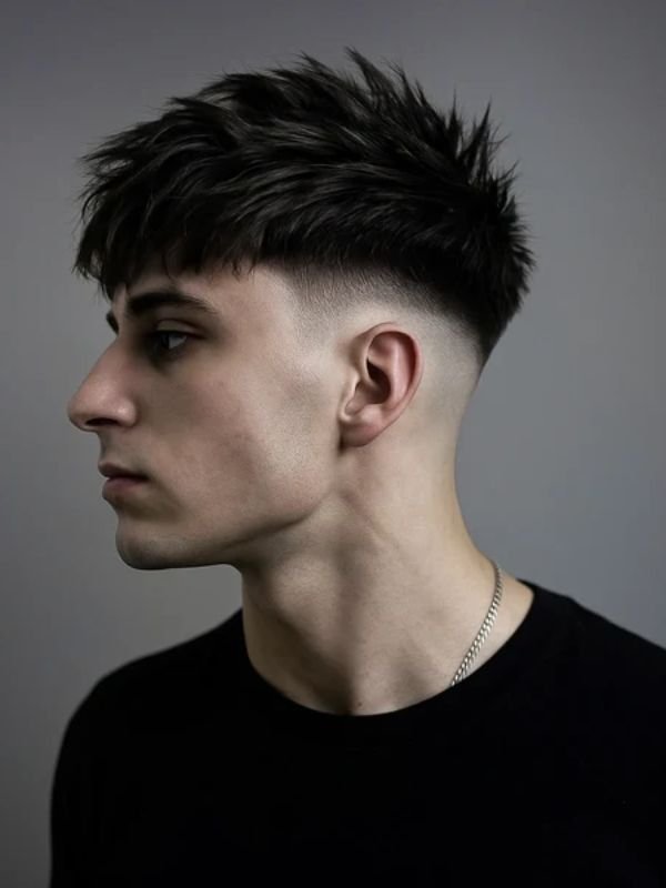 Textured French Crop Low Taper Fade