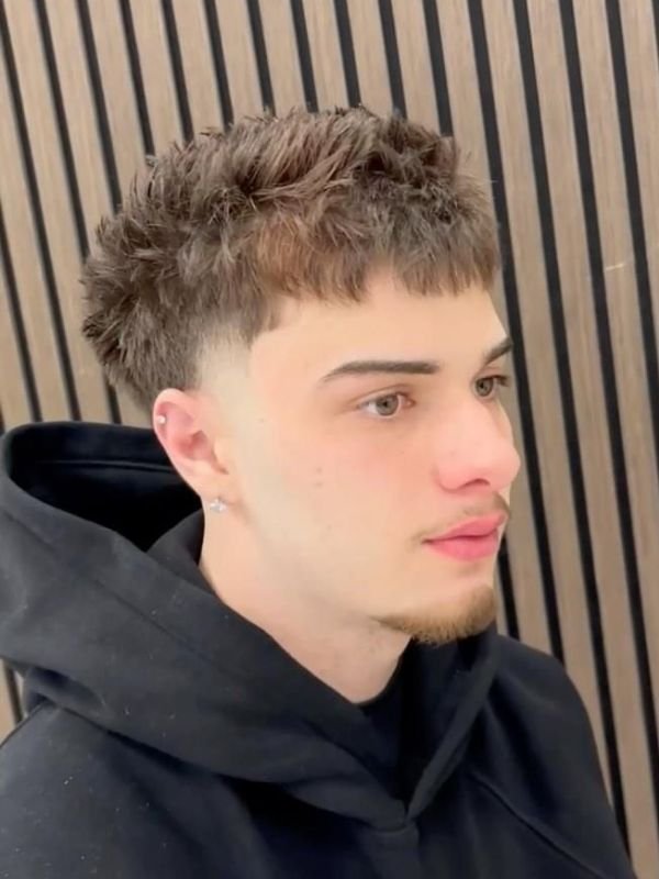 Textured French Crop Mullet