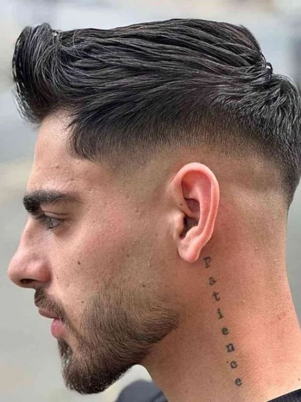 Thin Hair Low Taper Fade Quiff