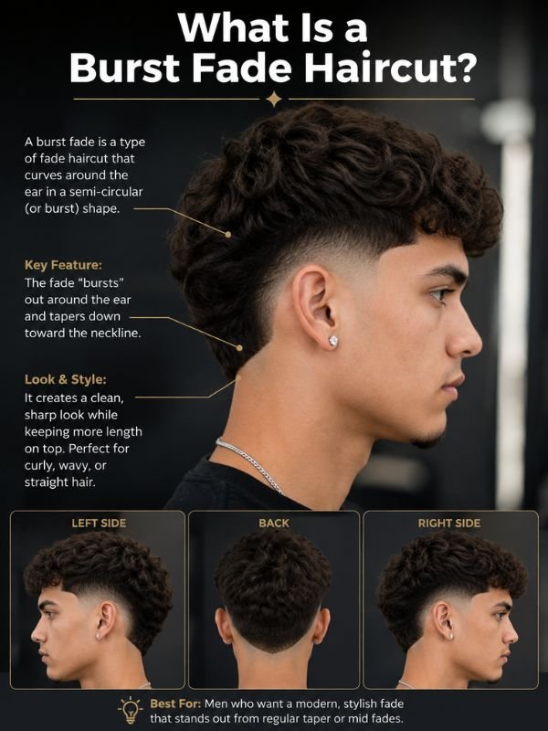 What Is a Burst Fade Haircut?